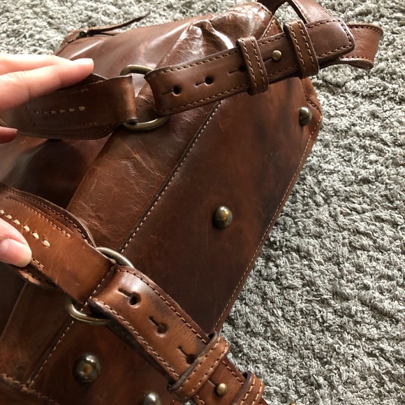 king ranch leather backpack